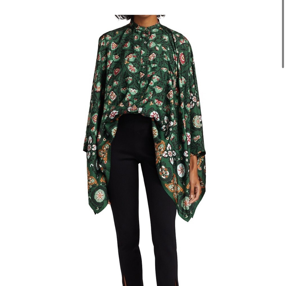 SOLD La DoubleJ silk blouse can fit small